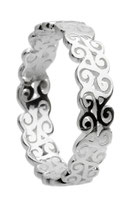 Ring zilver Triple Spiral