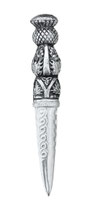 Kilt pin Thistle Sgian Dubh