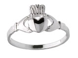 Ring zilver Claddagh