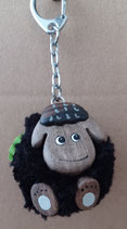 Lucky Black Sheep Pom-Pom (sleutel) hanger