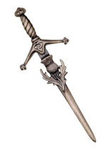 Kilt pin Claidhmhor Thistle antique