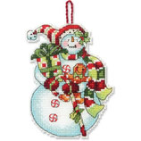 Snowman with sweets ornament