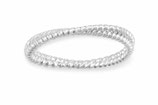 R1149 Silberring gedreht / Kügelchen