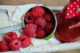 Dessert Fruchtsoße Himbeere