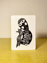 Carte «Le prince et l'oiseau»