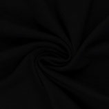 Bündchen Schlauchware uni, schwarz