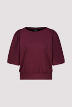 monari - Sweatshirt mit Puffärmeln, burgundy