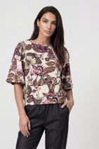 monari - Sweatshirt mit Blumenmuster