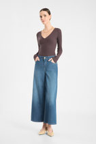 Raffaello Rossi -  Sventy 7/8 Soft Touch Denim,  blue blue