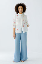 oui - Bluse - white red (93682)