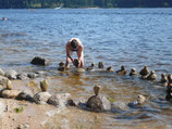Faszination Steinbalance - Meditatives Gestalten am Schluchseen - Fotos und Texte