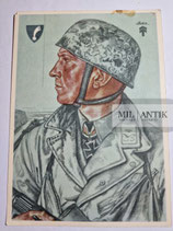 Feldpostkarte - Willrich VDA "Hauptmann Delica"