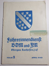 Heft - Führerinnendienst BDM und JM Folge 2 April 1940 (3)