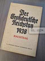 Buch - Der Großdeutsche Reichstag 1938 "Nachtrag"