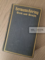Buch - Hermann Göring "Werk und Mensch" 1938 mit Dankesbrief