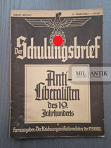 Der Schulungsbrief IV. Jahrgang 7. Folge 1937