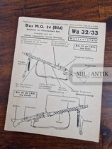 Waffentafel - Das M.G. 34 Wa32/33