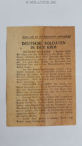 VERKAUFT!!! Flugblatt - Krim
