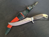 Sammlermesser - Hubertus mit Lederscheide "Buffalo Skinner"