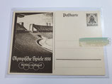 VERKAUFT!!! Ganzsachen - Postkarte Olympische Spiele 1936