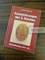 Fachbuch - Auszeichnungen des 3. Reiches 1991/92