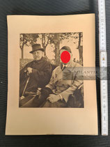 Propagandabild /Poster - Hitler & Hindenburg