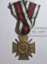 Ehrenkreuz für Frontkämpfer - mit Bandabschnitt
