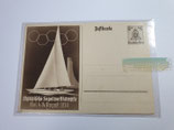 Ganzsachen - Postkarte Olympische Segelwettkämpfe 1936