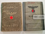 VERKAUFT!!! Wehrpass & Dienstbuch - Organisation Todt