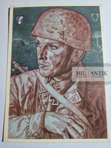 Feldpostkarte - Willrich VDA "Hauptmann Witzig"