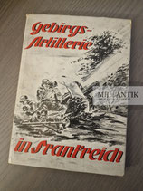 Buch - "Gebirgsartillerie in Frankreich"