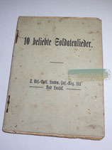 VERKAUFT!!! Liederbuch - 10 beliebte Soldatenlieder