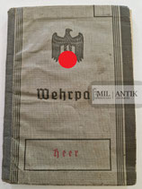 VERKAUFT!!! Wehrpass - Unteroffizier Leupelt "Gefallen 1942"