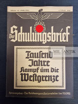 Der Schulungsbrief VII. Jahrgang 2. Folge 1940