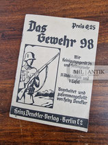 Heft /Tafel - Das Gewehr 98 mit Reinigungsgerät 34 und Seitengewehr