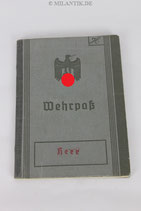 Wehrpass - Oberleutnant Hegner