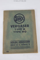 Handbuch - Solex Vergaser