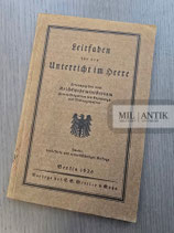 Buch - Leitfaden für den Dienstunterricht im Heere 1926