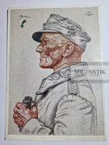 Feldpostkarte - Willrich VDA "Oberst Meindl"