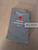 Kalender - Deutscher Luftwaffenkalender 1943 "Mängel"