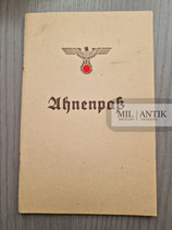 VERKAUFT!!! Ahnenpaß - Blanko mit Rechnung