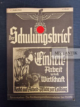 Der Schulungsbrief V. Jahrgang 5. Folge 1938