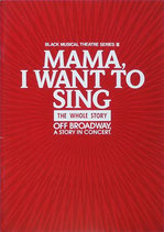 MAMA I WANT TO SING・THE WHOLE STORY(ミュージカル公演プログラム）