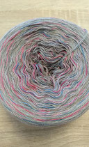 Wollie grau-pink meliert