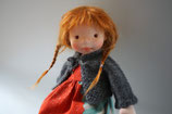 Penelope, 33 cm tall fabric art doll