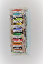 mini Seifen Set Scrub Soaps - 8 verschiedene hochwertige Seifen á 25g zum Einzelverkauf/ VPE 3x8 Stck./ empf. VK 2,90€ pro Stück