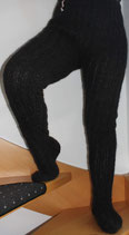 Strumpfhose L-XL Ziegenwolle Schurwolle Handarbeit Sehr Kratzig gestrickt