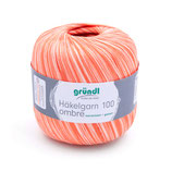 100 g Gründl Häkelgarn 100 ombre