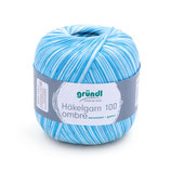 100 g Gründl Häkelgarn 100 ombre