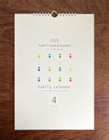 Family Calendar PUNKTE 2025 (4 columns)
